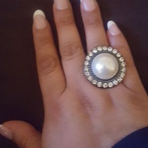 Premier Design Ring with false pearl accents